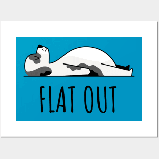 FLAT OUT DOG Posters and Art